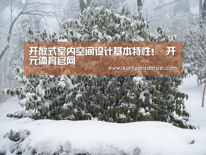 开敞式室内空间设计基本特性!-开元体育官网(图1) 开元棋牌
